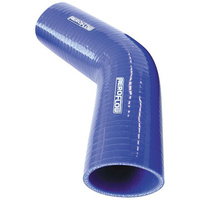 Aeroflow Silicone Hose 45 Deg; Blue I.D2.75'' 70mm Wall 5.3mm 145mm Leg AF 9002-275