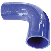 Aeroflow Silicone Hose 90 Deg; Blue I.D.63'' 16mm Wall 4.5mm 120mm Leg AF 9003-063
