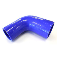 Aeroflow Silicone Hose Reducer 90 Deg; Blue I.D 2.75-2.00'' 70-50.8mm 5.3mm 125mm