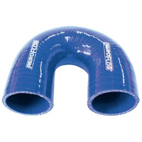 Aeroflow Silicone Hose 180 Deg; Blue I.D 1.00'' 25.4mm Wall 4.5mm 100mm Leg