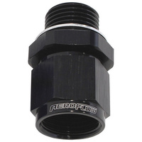 Aeroflow M18 X 1.5 TO -8 FEMALE SWIVEL BLACK WASHER SEAL