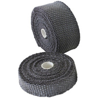 Aeroflow EXHAUST INSULATION WRAP1''X50FT50 FOOT BLACK ROLL