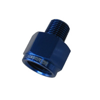 Aeroflow NPT PIPE REDUCER 1/8'' TO 1/4'' BLUE 1/8'' MALE TO 1/4'' FEMALE