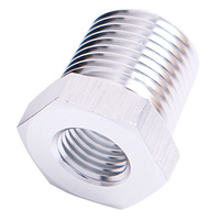 Aeroflow NPT PIPE REDUCER 3/8'' TO 1/4'' SILVER MALE TO FEMALE