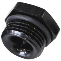 Aeroflow -12ORB PORT REDUCER TO 1/8 NPTBLACK MALE TO FEMALE
