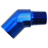 Aeroflow 45 Deg Female - Male Elbow 1/4 NPT