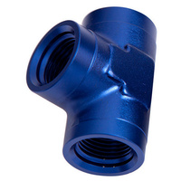 Aeroflow FEMALE PIPE TEE 3/8'' NPT BLUE FEMALE 3/8'' NPT