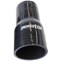 Aeroflow Silicone Hose Reducer Str Black I.D 2.00-1.75'' 51-45mm 4.5mm 127mm