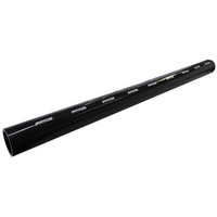 Aeroflow Silicone Hose Str Black I.D 3.75'' 95mm Wall 5.3mm 1m Long AF 9201-375L