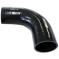 Aeroflow Silicone Hose 90 Deg; Black I.D .63'' 16mm Wall 4.5mm 120mm Leg AF 9203-063