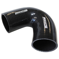 Aeroflow Silicone Hose 135 Deg; Black I.D 1.50'' 38mm Wall 4.5mm 100mm Leg