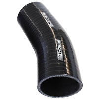Aeroflow Silicone Hose 23 Deg; Black I.D 2.00'' 51mm Wall 5.3mm 125mm Leg