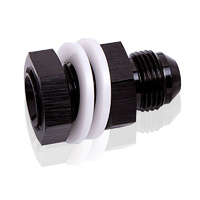 Aeroflow FUEL CELL FITTING -16AN BLACK FUEL CELL BULKHEAD FITT
