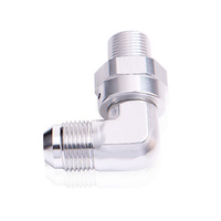 Aeroflow 3/4'' NPT 90 TO -16AN SWIVEL SILVER FULL SWIVEL