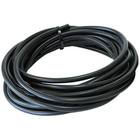 Aeroflow Silicone Vacuum Hose Black I.D5/16'' 8mm Wall 4mm 25 Foot 7.6m Roll