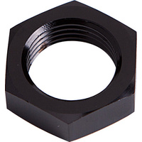 Aeroflow BULKHEAD NUT -10AN BLACK SINGLE NUT