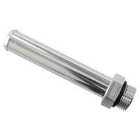 Aeroflow -8ORB TO 16MM BARB SILVER 100MM OAL