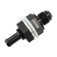 Aeroflow -6AN BULKHEAD FITTING WITH 3/8BARB FOR PUSH ON HOSE