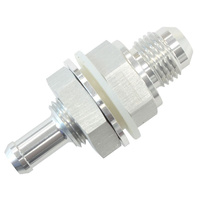 Aeroflow -6AN BULKHEAD FITTING WITH 3/8BARB FOR PUSH ON HOSE