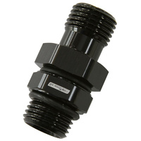Aeroflow -8 ORB SWIVEL MALE TO MALE BLACK