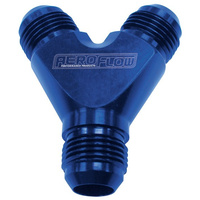Aeroflow Y BLOCK -4AN OUT -3AN IN BLUE 1X -4AN OUT 2X -3AN IN