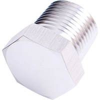 Aeroflow NPT HEX HEAD PLUG 1/2'' NPT SILVER 1/2'' NPT