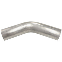 Aeroflow 304 S/S BEND 45 DEG 2'' O.D 1.5MM (.059'') 150mm / 6'' LEG