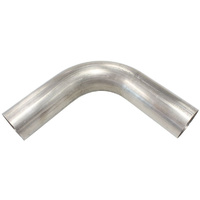 Aeroflow 304 S/S BEND 90 DEG 3-1/2'' O.D1.5MM (.059'') 150mm / 6'' LEG