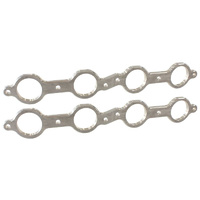 Aeroflow LS Chev header flanges 1-7/8'' Round port (PAIR) 1.88'' PORT