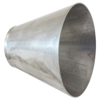 Aeroflow 304 transition cone 2.5-5'' Stainless steel 4'' length