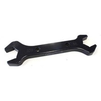 Aeroflow DOUBLE ENDED WRENCH SINGLE BLACK WRENCH -8AN TO -10AN