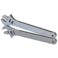 Aeroflow ADJUSTABLE SPANNER WHEELIE SILVER LGE FOR UP TO -12 B-NUT