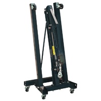 Aeroflow 2 TONNE ENGINE HOIST CRANE FOLDABLE BLACK HEAVY DUTY