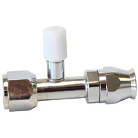 Aeroflow -8 Airconditioning Fitting With Charge Port Straight