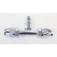 Aeroflow -8 Airconditioning Fitting inline Charge Port Straight