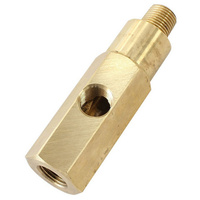 Aeroflow OIL PRESSUR GAUGE M10 X 1.0 M10 X 1.0 INLINE 1/8'' NPT SIDE