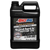 Amsoil Signature Series 5W-20 100% Synthetic Engine Oil 3.78L Bottle ALM1G