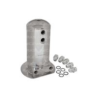 Surge Tank 2.5L Dual Outlet (Polished) (ALY-005)