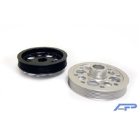 Lightweight Crank Pulley Mitsubishi EVO X 08-15 (SILVER)