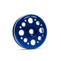 Agency Power Light Weight Crank Pulley Blue fits Subaru BRZ/Toyota 86 AP-FRS-130BL