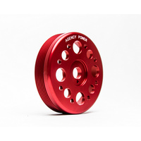Agency Power Light Weight Crank Pulley Red fits Subaru BRZ/Toyota 86 AP-FRS-130R