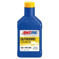 AMSOIL Outboard 100:1 Pre-Mix Synthetic 2-Stroke Oil 1x QUART (946ml)