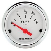 Arctic White Series Fuel Level Gauge - Empty/90 ohms Full (AU1315)