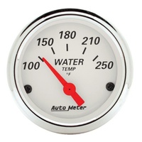 Arctic White Series Water Temperature Gauge - 100-250°F (AU1337)