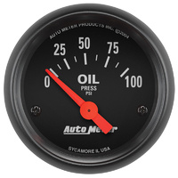 Auto Meter Z-Series Oil Pressure Gauge AU2634