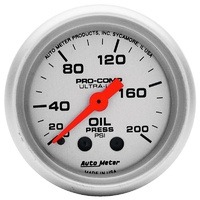 Ultra-Lite Series Oil Pressure Gauge