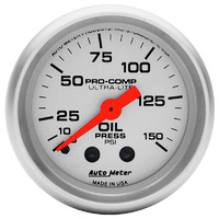 Ultra-Lite Series Oil Pressure Gauge (AU4323)