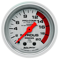Auto Meter Ultra-Lite Series Nitrous Pressure Gauge AU4328
