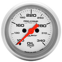 Auto Meter Ultra-Lite Series Oil Temperature Gauge AU4356