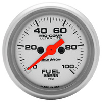 Ultra-Lite Series Fuel Pressure Gauge (AU4363)